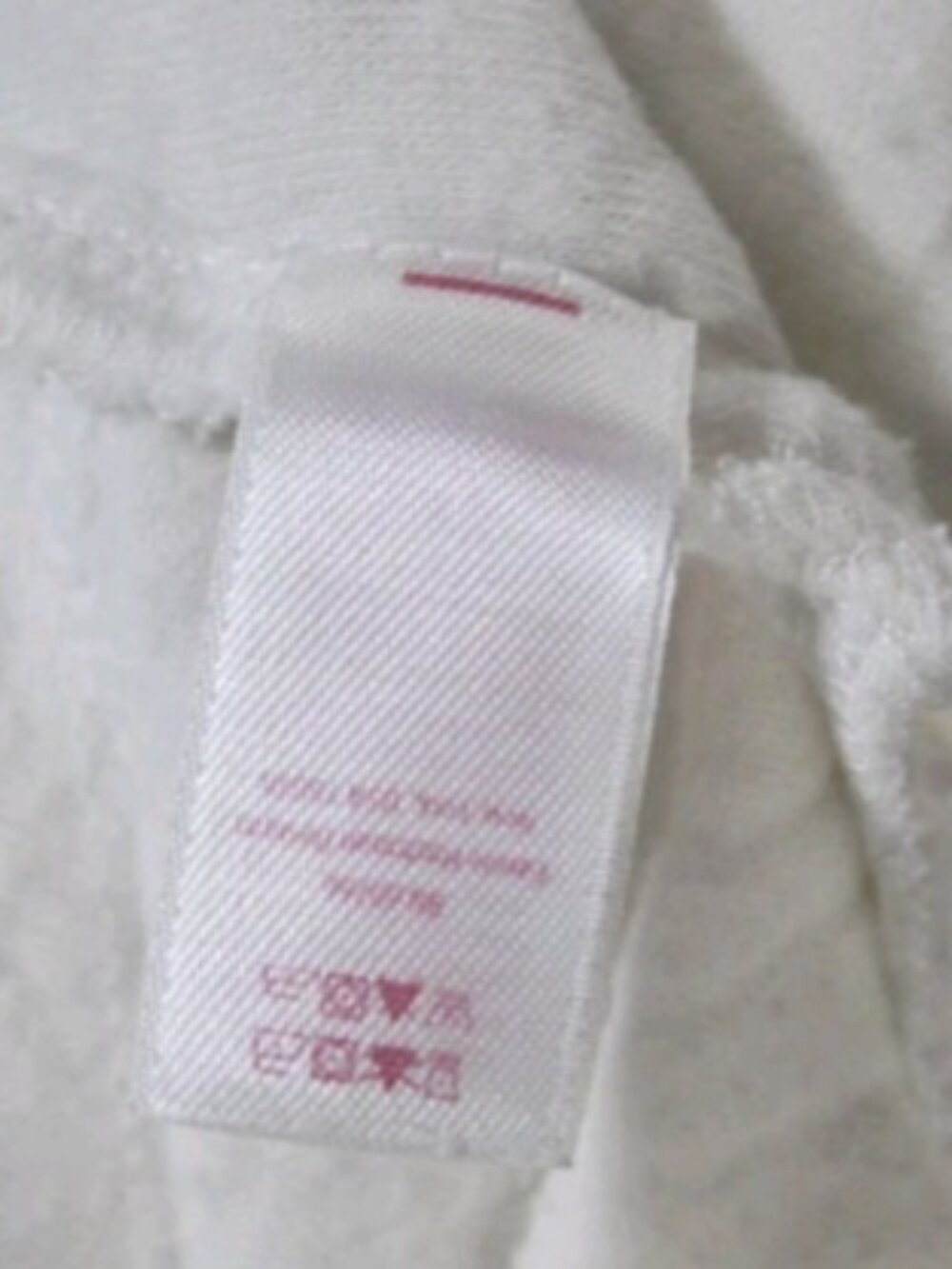 Lilly Pulitzer White Floral Embossed Terry Coverup Size L - Picture 8 of 8